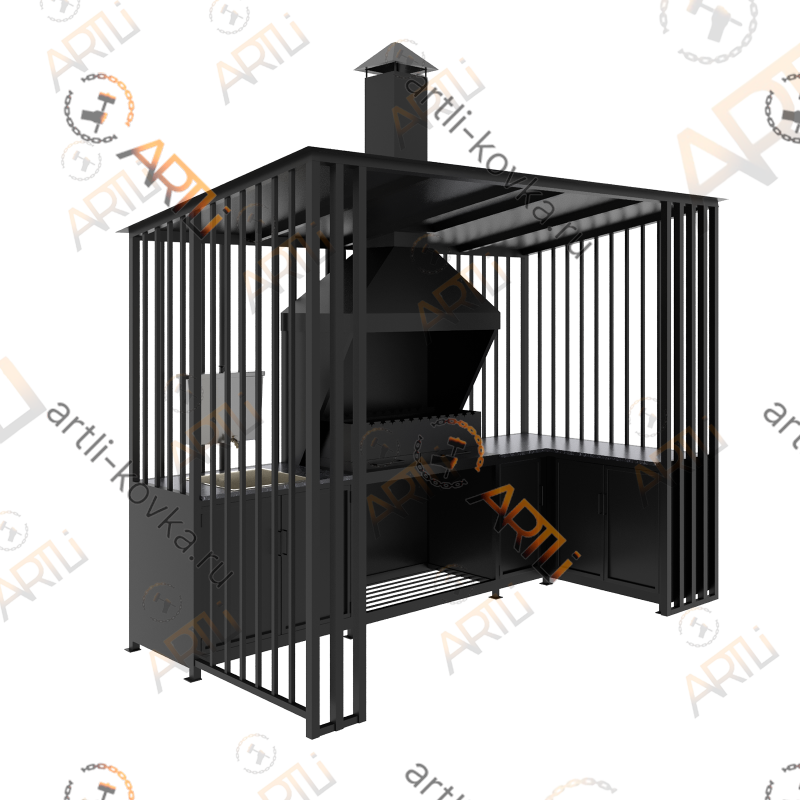 Мангал "Лофт AL - Граф - 2"